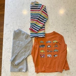 Bundle Gap 100% Organic Cotton Mix and Match Print Long Sleeve T-Shirts 5T